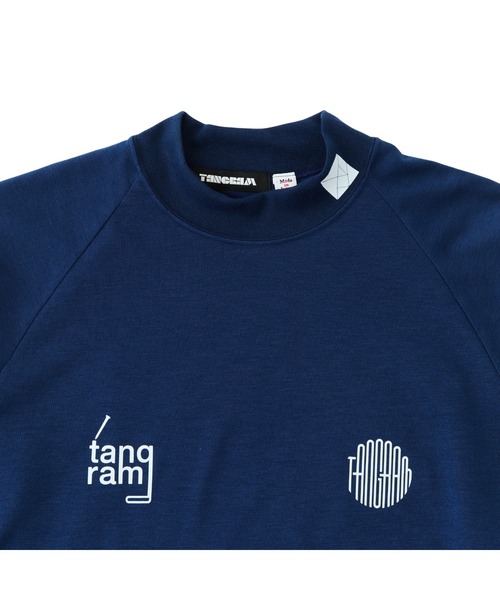 メンズウェア TANGRAM GRADATION LOGO AIR MOCKNECK TEE TANGRAM tシャツ GRADATION LOGO AIR MOCKNECK TEE メンズ