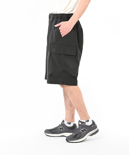 【美品】NAISSANCE　ワイドカーゴショーツ　リップストップ　ハーフパンツ New Balance（ニューバランス） ハーフパンツ ワイドパンツ カーゴ