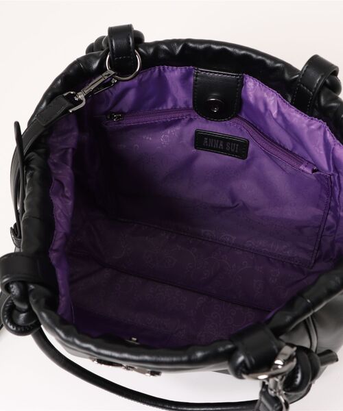 【ANNA SUI】エイミー 2wayトートバッグ アナスイ ANNA SUI エイミー トートバッグ （クロ） -人気
