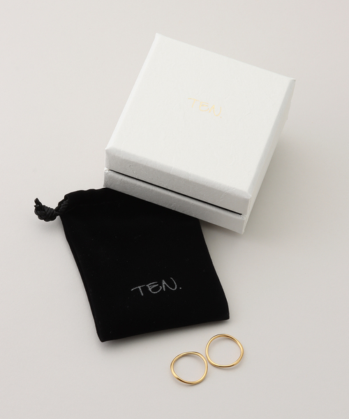 TEN. テン　ダブルサークルリング TEN. - TEN. テン ダブルサークルリング ゴールド 13号の通販 by