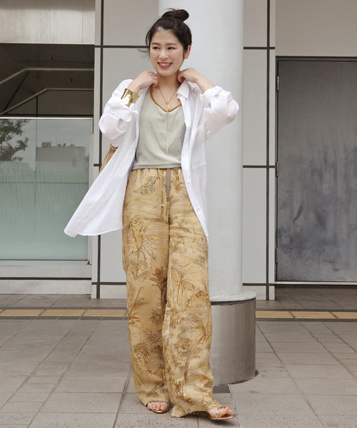 EVERYDAY ＩLIKE シアーシャツ EVERYDAY I LIKE. ブラウス シャツ *ミニマルシアーシャツ