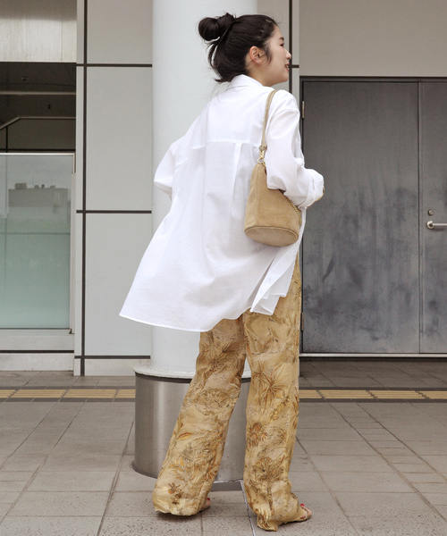 EVERYDAY I LIKE. ブラウス シャツ *ミニマルシアーシャツ