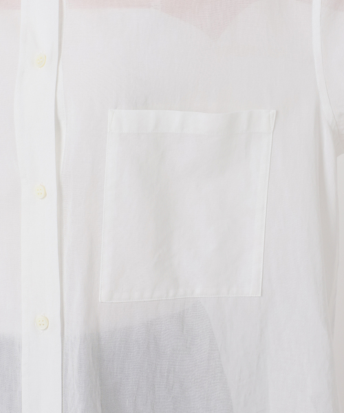 EVERYDAY ＩLIKE シアーシャツ EVERYDAY I LIKE. ブラウス シャツ *ミニマルシアーシャツ