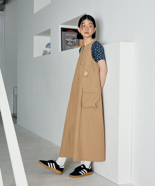 【新品】KIFFE × FREAK’S STORE/キッフェミリタリーワンピース FREAK'S STORE ワンピース KIFFE × STORE/キッフェ 別注