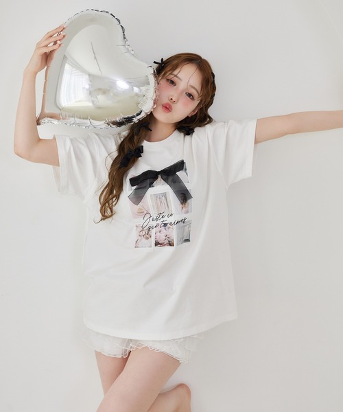 売れ筋商品|||ナパピリ Tシャツ レディース トップス FETE BLACK BEAUTY - Print T-shirt - white Napapijri FETE BLACK BEAUTY - T-shirt print - white/wit