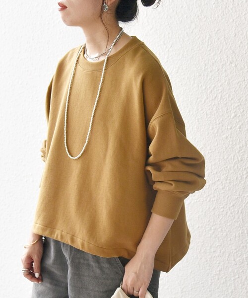 「SHIPS any」 スウェットカットソー ONE SIZE キャメル レディース