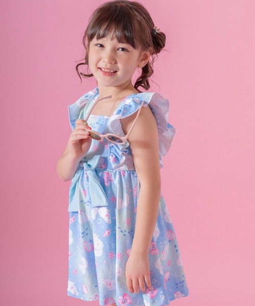 水着 肩フリルスイムワンピース キッズ 子供 女の子 | Catherine Cottage | 18