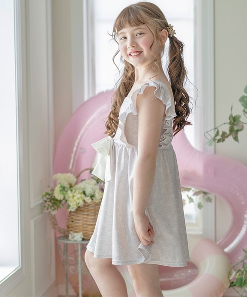 水着 肩フリルスイムワンピース キッズ 子供 女の子 | Catherine Cottage | 17