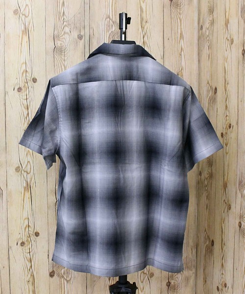 Schott N.Y.C（ショット） シャツ 半袖 OMBRE SS SHIRT メンズ