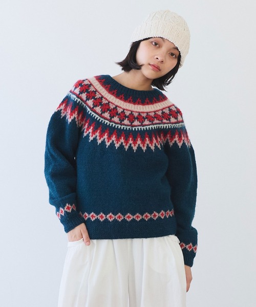 bulle de savon（ビュルデサボン） ニット セーター ネパールハンド