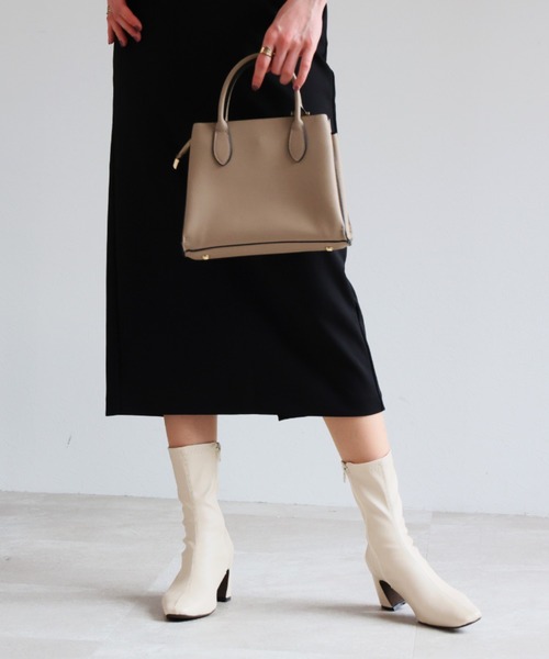 「VIVIAN」 ショートブーツ LL シルバー レディース_画像5