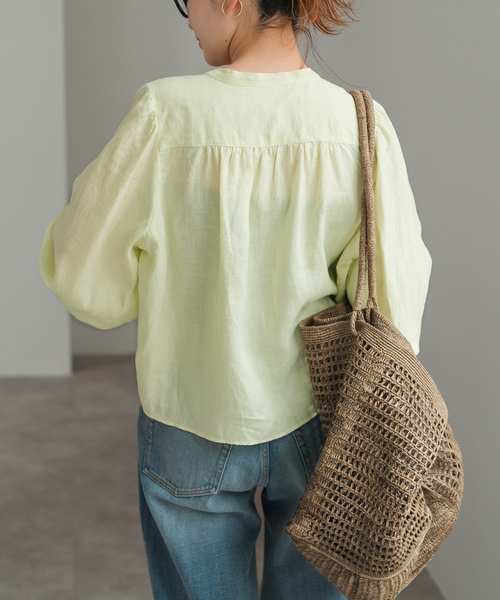 ブラウス シャツ TICCA / ティッカ 別注 ギャザーパフブラウス レディース TICCA / ティッカ 別注 ギャザーパフブラウス（シャツ／ブラウス