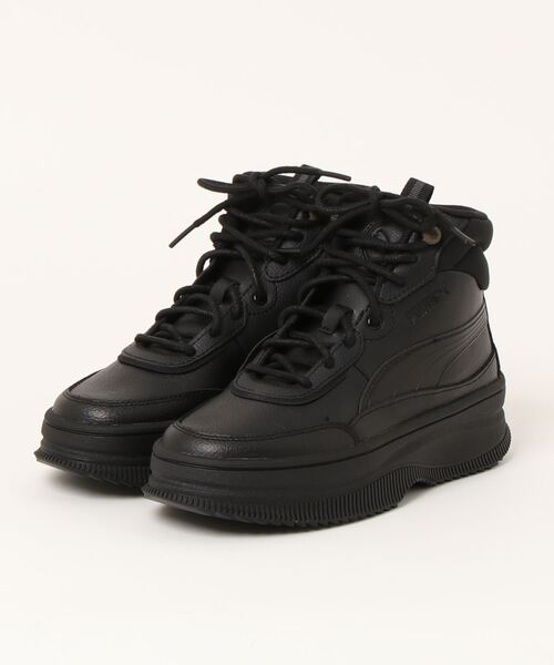 「PUMA」 ハイカットスニーカー 24.5cm ブラック系その他 レディース