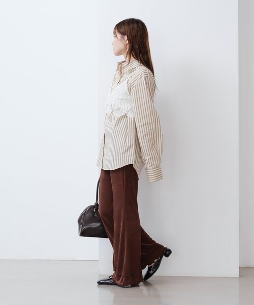 Kastane パンツ 「新色追加/低身長サイズ/2サイズ展開」シアー