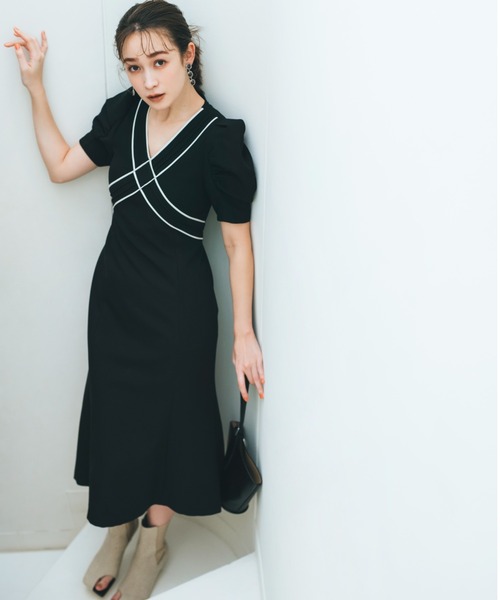 LILY BROWN（リリーブラウン） 半袖ワンピース ONE SIZE ピンク