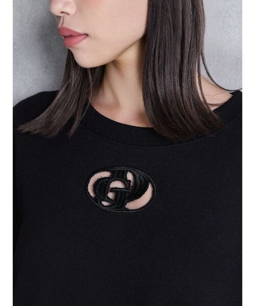 GYDA（ジェイダ） トレーナー スウェット GD CUT OUT スウェット