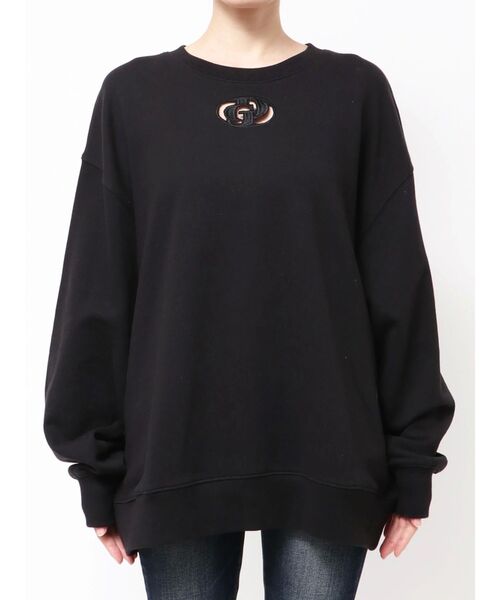 GYDA（ジェイダ） トレーナー スウェット GD CUT OUT スウェット