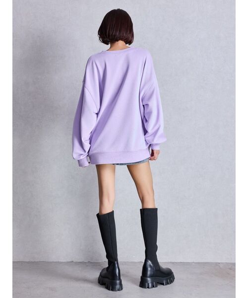 Momota様❤️6点⭐️A1180⭐️ GYDA ♥ プリント ゆったり トレーナー GYDA トレーナー スウェット GD CUT OUT スウェットトップス