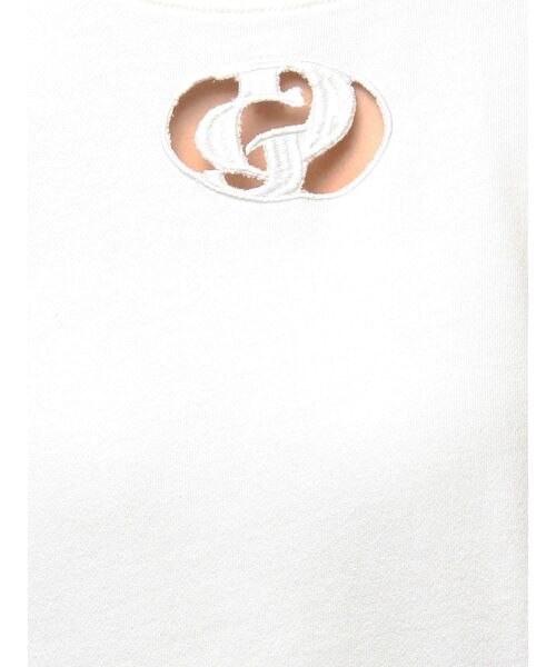 GYDA トレーナー スウェット GD CUT OUT スウェットトップス