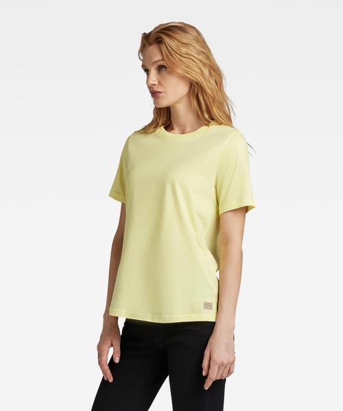 「G-STAR RAW」 半袖Tシャツ SMALL オレンジ レディース
