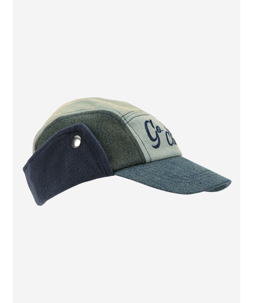 BOBOCHOSES キャップ　デニム　6-12Y 54cm BOBO CHOSES（ボボショーズ） キャップ 帽子 Go Bobo denim winter cap
