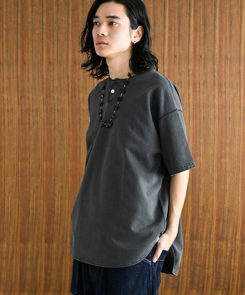 「JOURNAL STANDARD」 半袖Tシャツ MEDIUM ライトグリーン メンズ