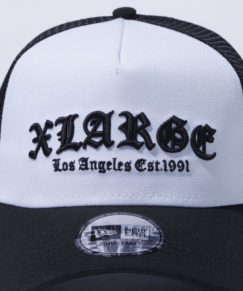 XLARGE×NEW ERA キャップ XLARGE×NEW ERA OLD ENGLISH LOGO MESH SNAPBACK CAP（キャップ