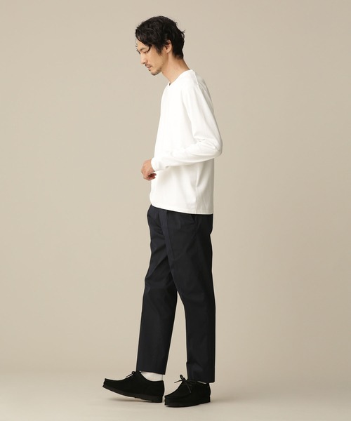 「NANO universe」 長(zhǎng)袖Tシャツ L ブラック メンズ