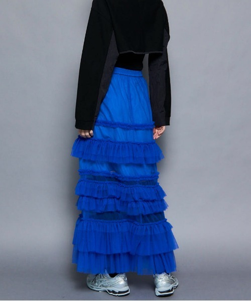 MAISON SPECIAL（メゾンスペシャル） スカート Volume Tulle Ruffle