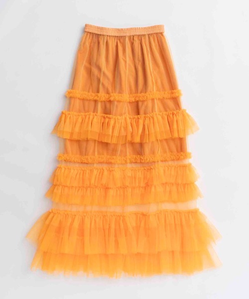 MAISON SPECIAL（メゾンスペシャル） スカート Volume Tulle Ruffle