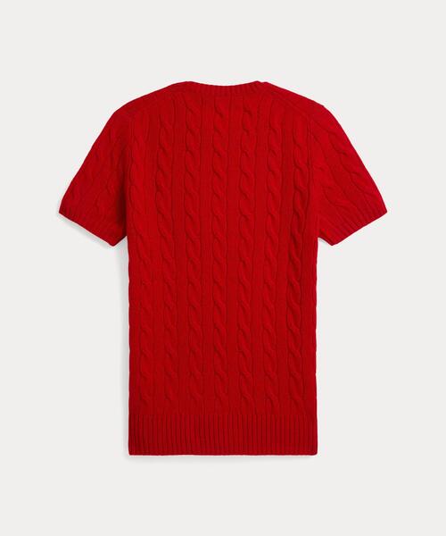 Polo Ralph Lauren 赤 ケーブルニットセーター POLO RALPH LAUREN セーター ニット ケーブルニット ウールカシミヤ