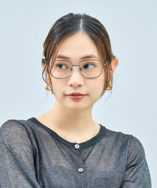 アメノトリフネ　3枚セット Zoff 伊達メガネ メガネ 眼鏡 ウェリントン型 四角 メタル