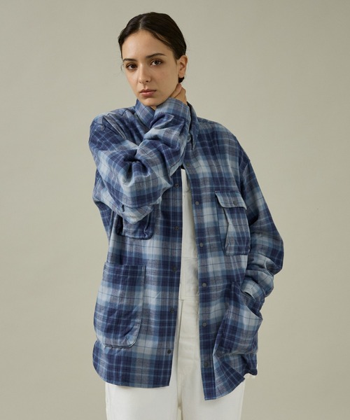 NANGA（ナンガ） シャツ 「NANGA/ナンガ」FADE TARTAN CHECK CAMP