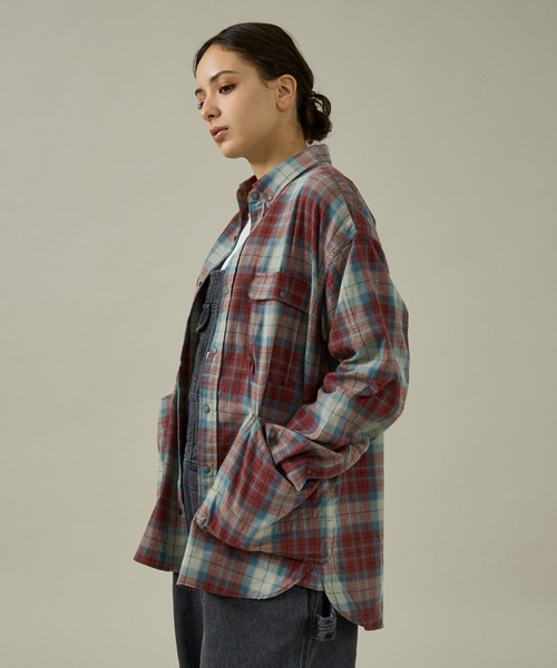 NANGA（ナンガ） シャツ 「NANGA/ナンガ」FADE TARTAN CHECK CAMP