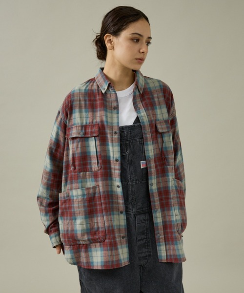 NANGA（ナンガ） シャツ 「NANGA/ナンガ」FADE TARTAN CHECK CAMP