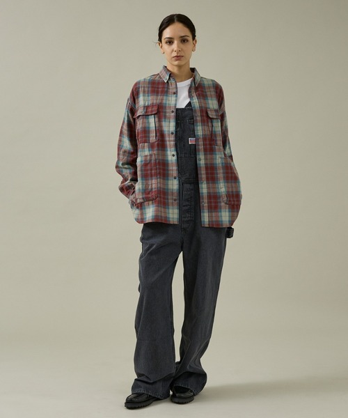 NANGA（ナンガ） シャツ 「NANGA/ナンガ」FADE TARTAN CHECK CAMP