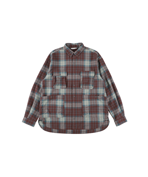 NANGA（ナンガ） シャツ 「NANGA/ナンガ」FADE TARTAN CHECK CAMP