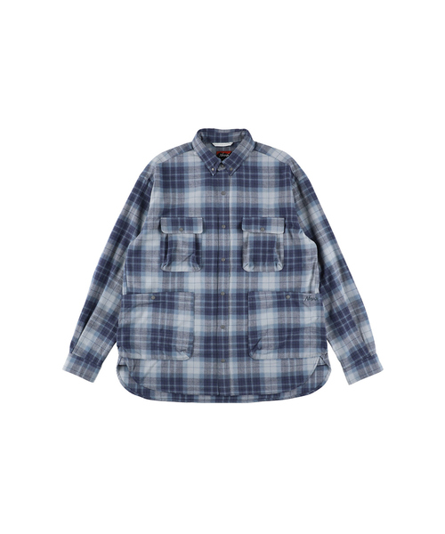NANGA（ナンガ） シャツ 「NANGA/ナンガ」FADE TARTAN CHECK CAMP