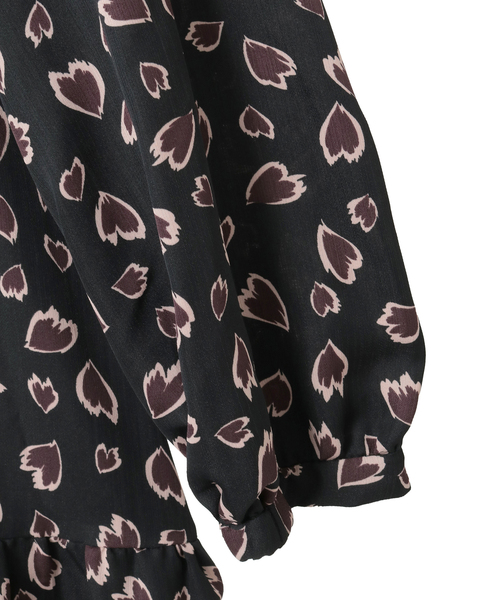 Tiara（ティアラ） ワンピース レオパードプリントティアード 