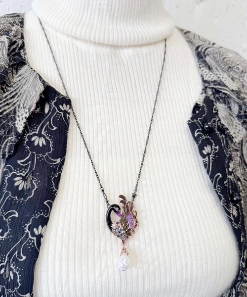ANNA SUI（アナスイ） ネックレス ブラックスワンモチーフ ネックレス