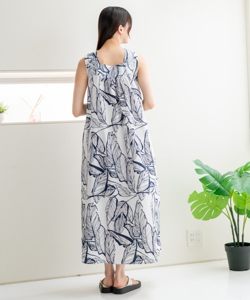 「a lot of love」 ノースリーブワンピース FREE ブルー レディース_画像7