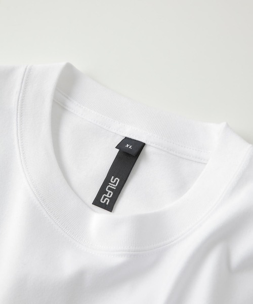 「SILAS」 長袖Tシャツ M ホワイト メンズ_画像3