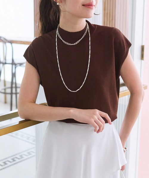 La boutique Bonbon（ラブティックボンボン） 半袖ニット FREE