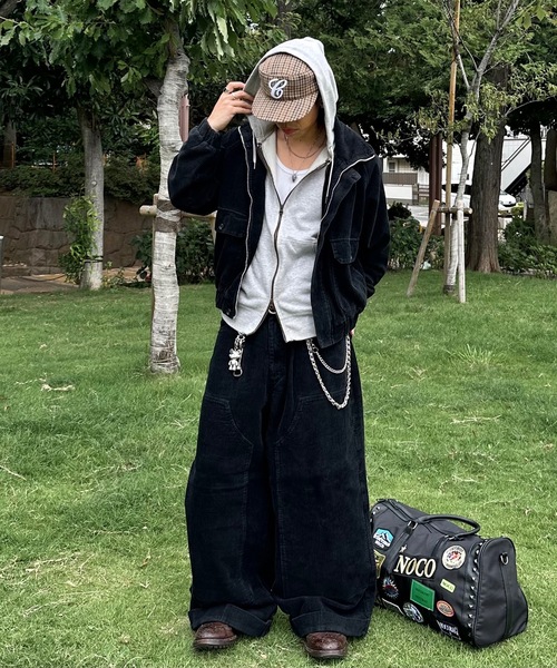 MandO（エムオー） ブルゾン アウター スタンドハイネックコーデュロイ