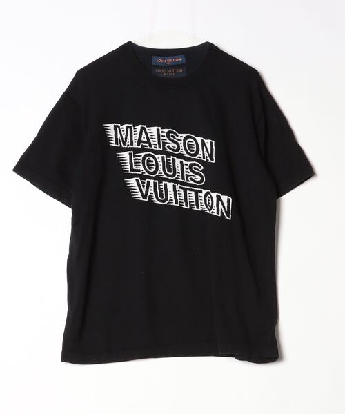 LOUIS VUITTON（ルイ・ヴィトン） 半袖ニット L ブラック メンズ