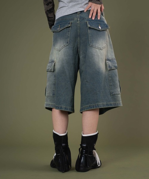 dispark ハーフパンツ ジーンズ デニム デニムパンツ 短パン DISPARK