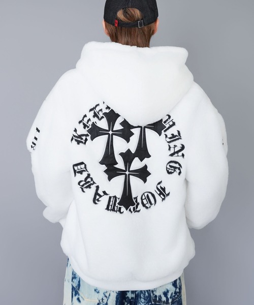 SPINNS（スピンズ） ブルゾン アウター フェイクファーブルゾン/バック