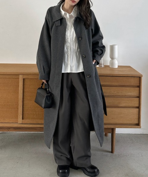 Eclat one ステンカラーコート コート 「Eclat one」2WAYネック ステン