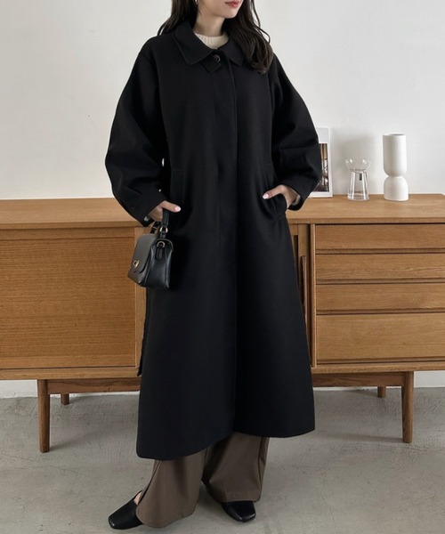 Eclat one ステンカラーコート コート 「Eclat one」2WAYネック ステン