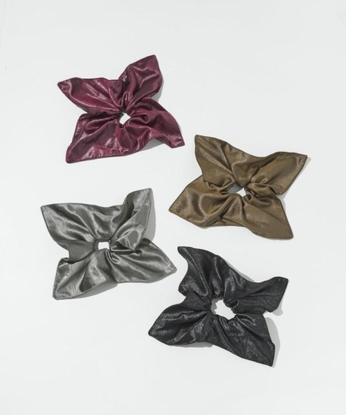 GOLDY（ゴールディ） シュシュ 「GOLDY」シャイニー スクエア ビッグ